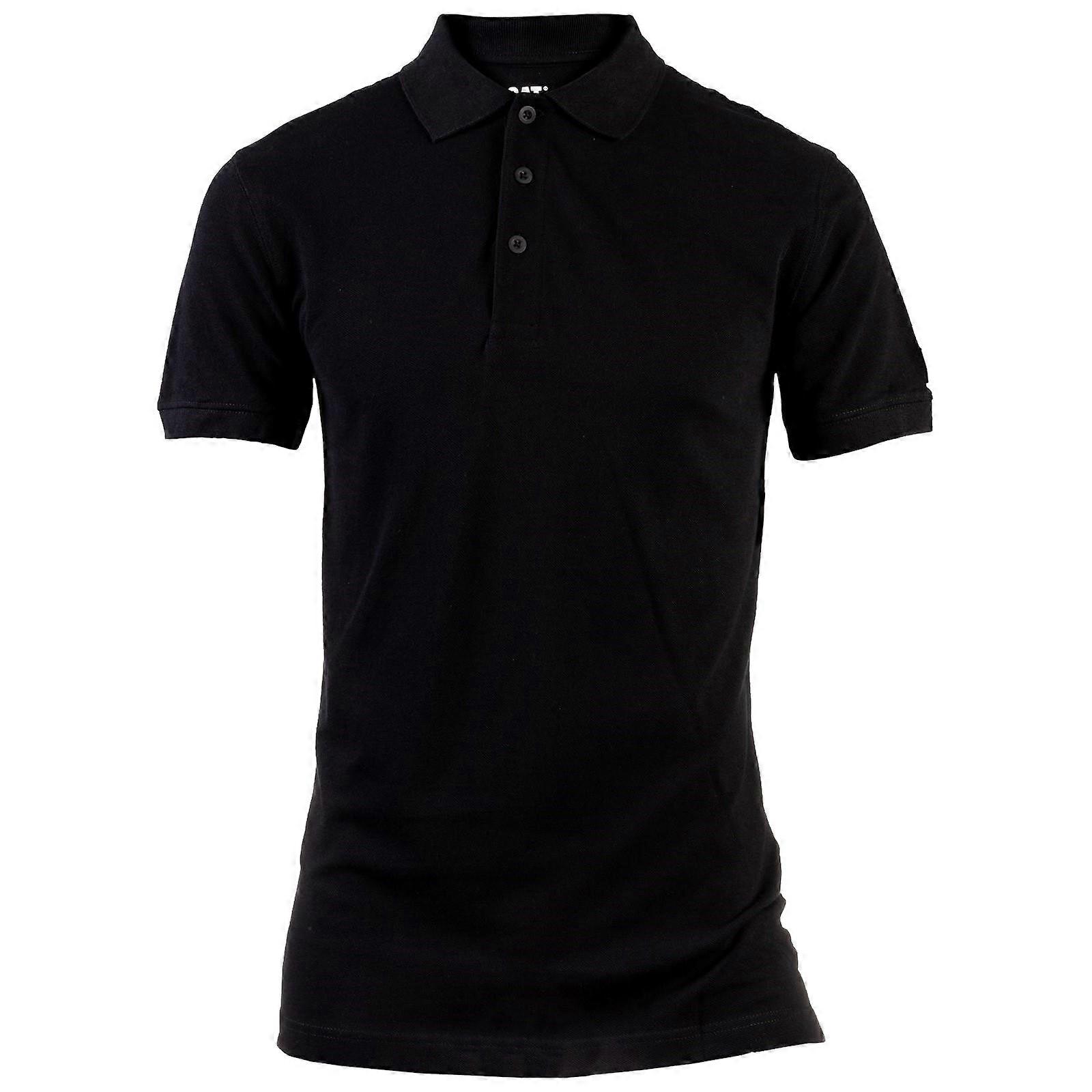 Caterpillar Essentials Polo Shirt Black