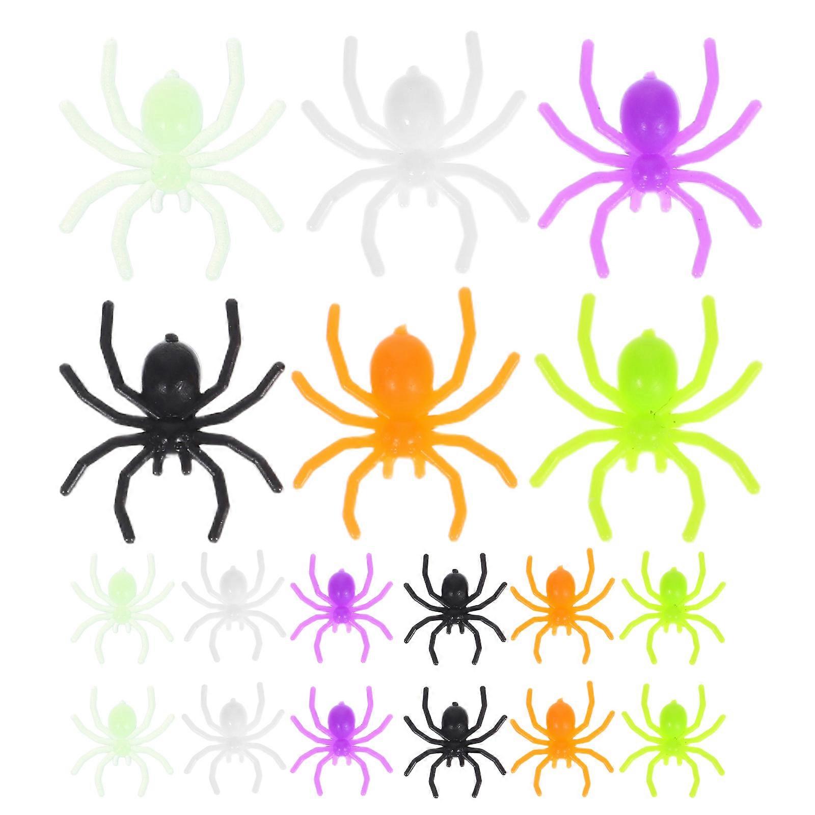 Halloween Spiders Creepy Plastic Spider Toys for Party Use 1200Pcs