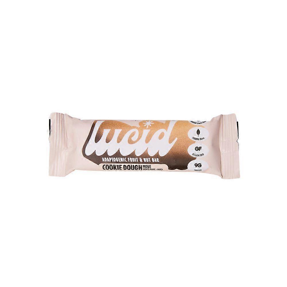 Lucid Cookie Dough GF Lions Mane Maca Adaptogen Bar 50g - 12 Pack