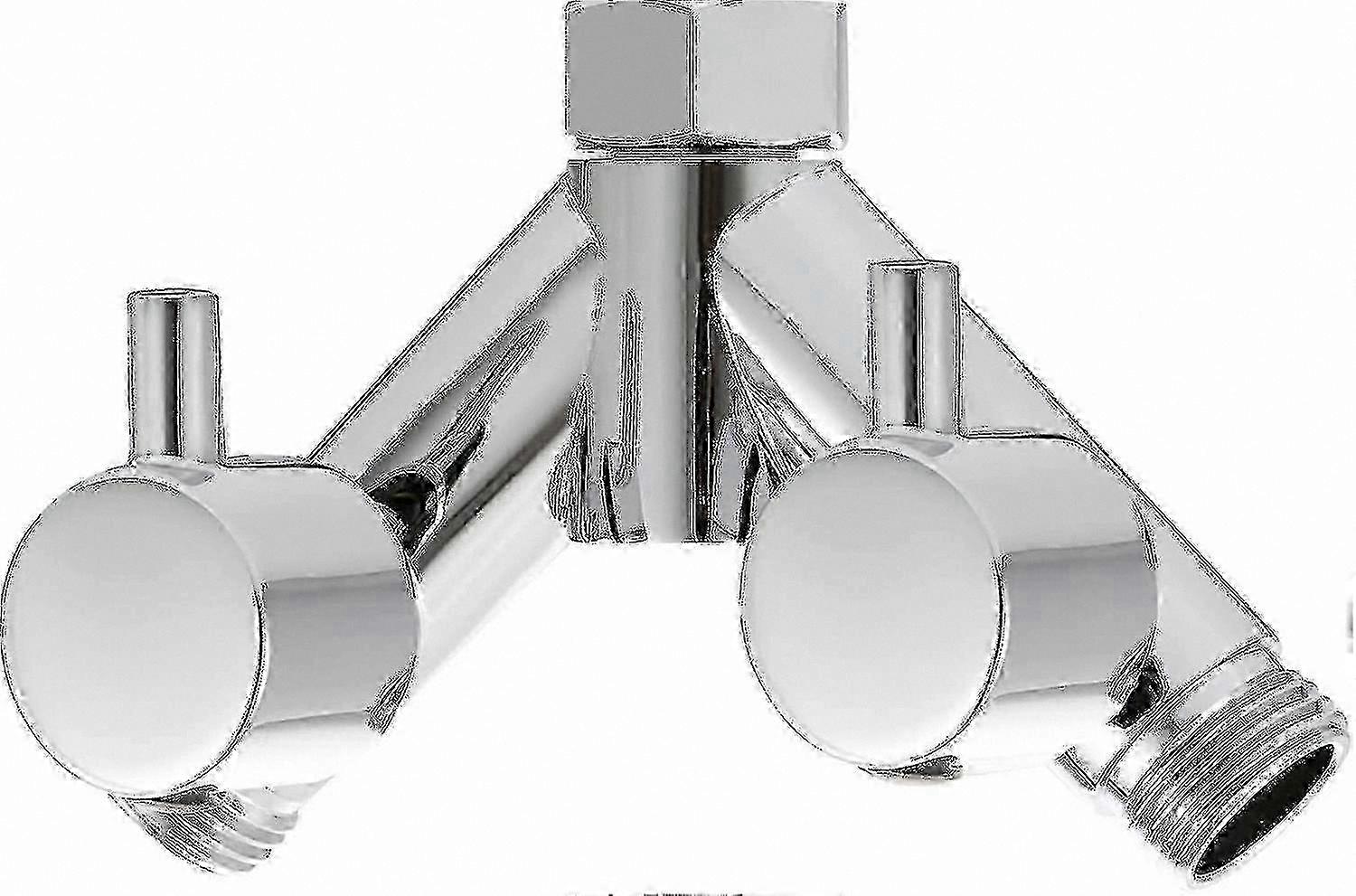 2-vejs messing bruseafledningsventil med 1/2 tommer Y-splitter til brusehoved og slangetilslutning hwy