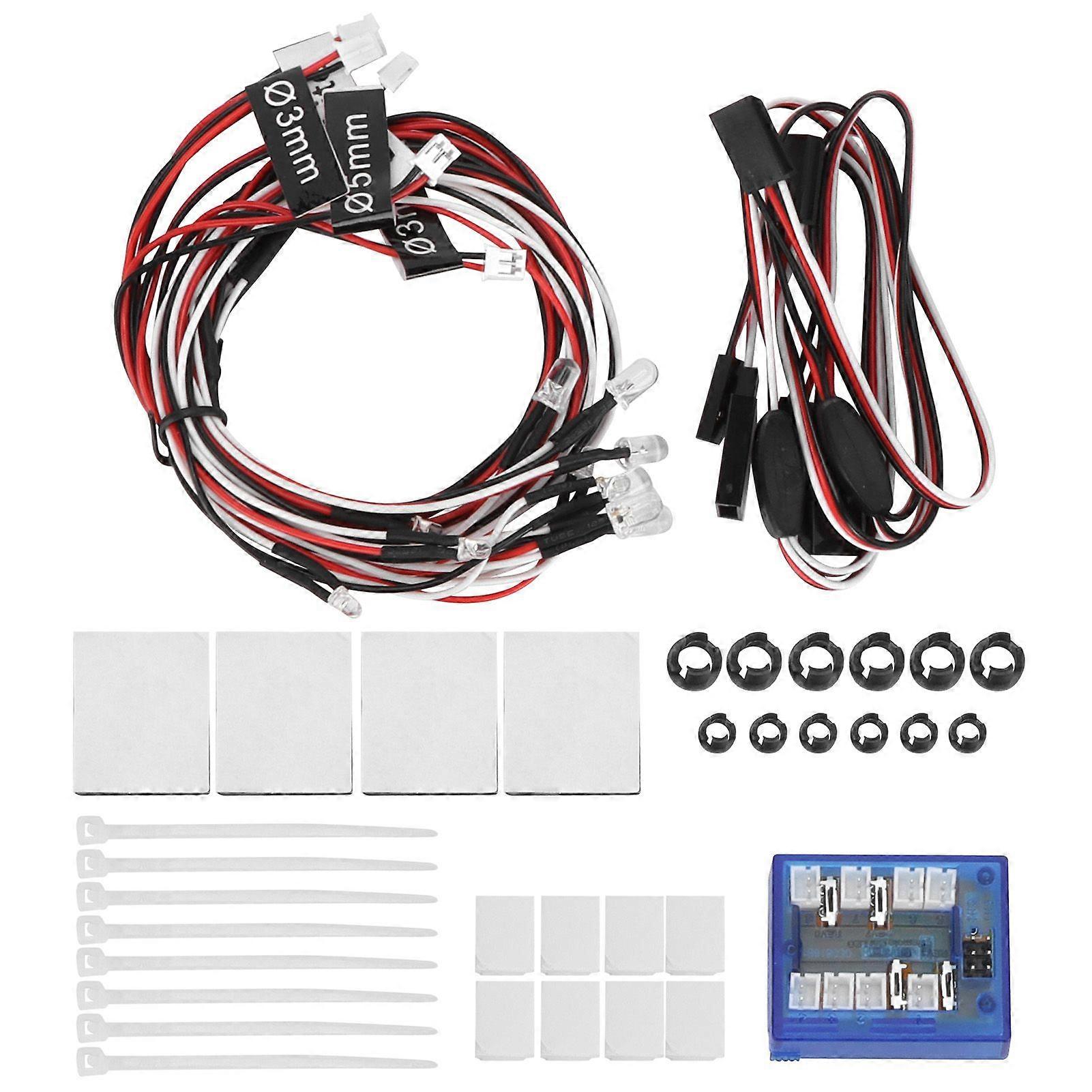 12LED Remote Control Simulation 4 Colors Flash Light for Remote Control Toy RC Car