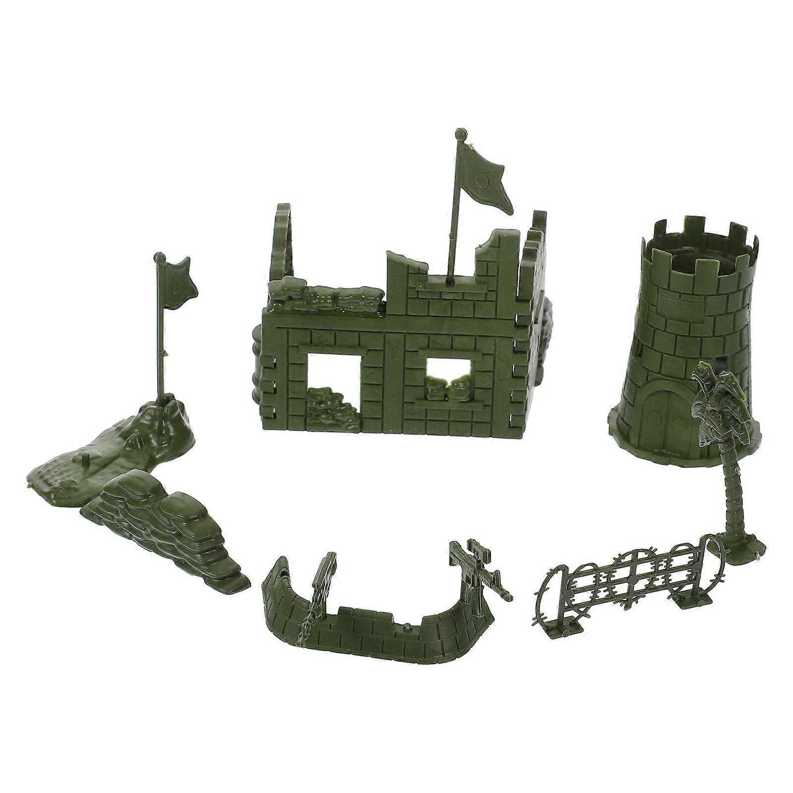 Military Castle Military Toy Set for Decor 1Set Children Plaything