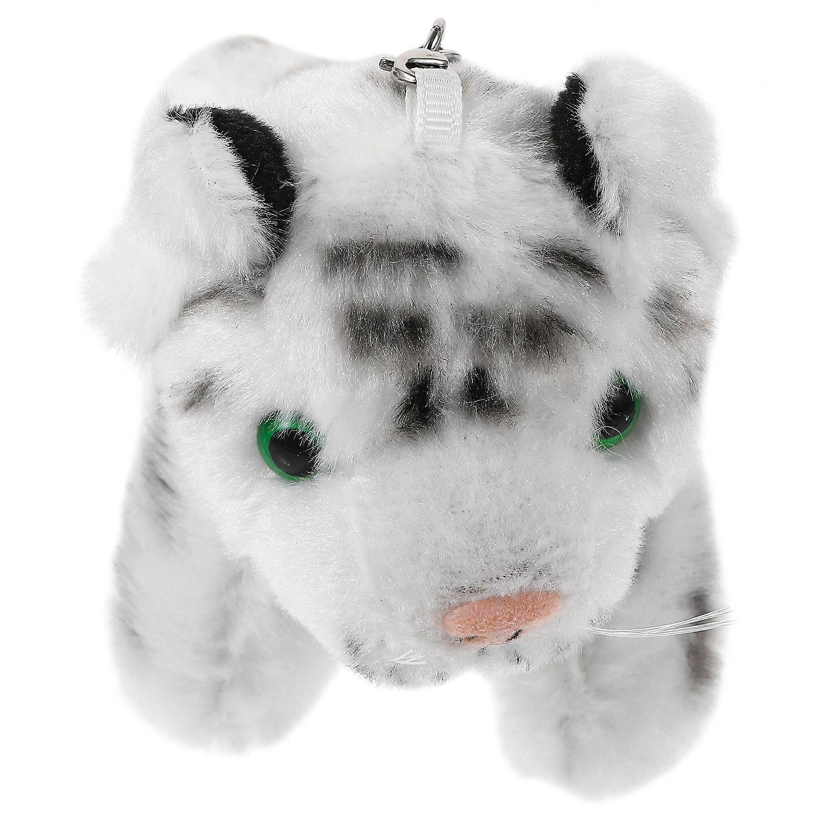 Tiger Plush Keychain for Hanging Keys 2Pcs Soft Animal Bag Charm Accessory