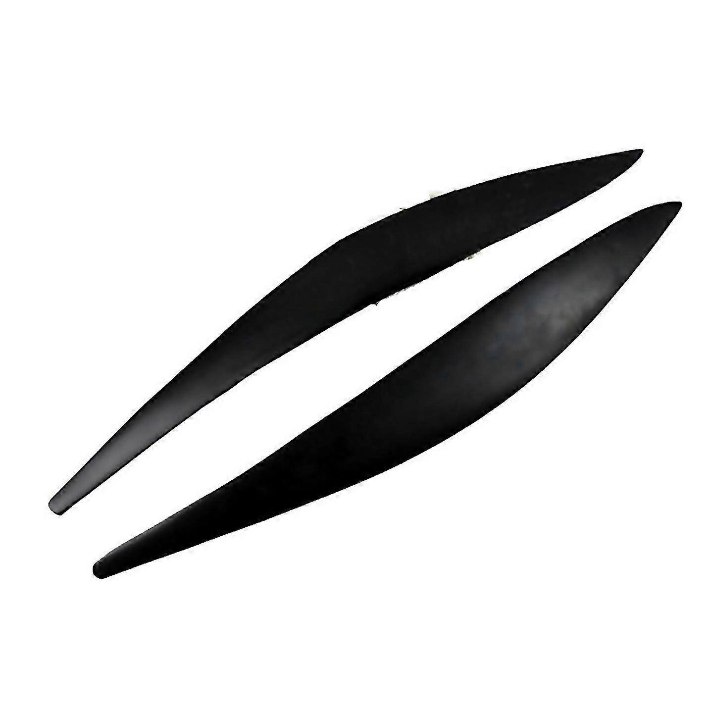 For Front Headlight Eyebrow Resin Trim Sticker For