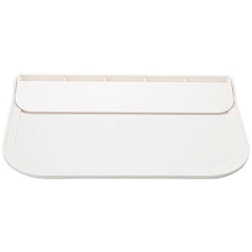 Bathroom Wall Shelf Foldable Floating Shelf for Storage 4Pcs White Pieces