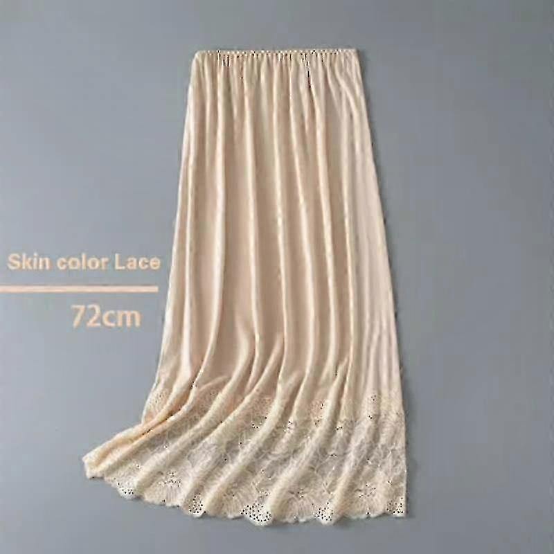 Women's Comfortable Modal Half Slip with Lace Trim and Petticoat Style for Everyday Elegance