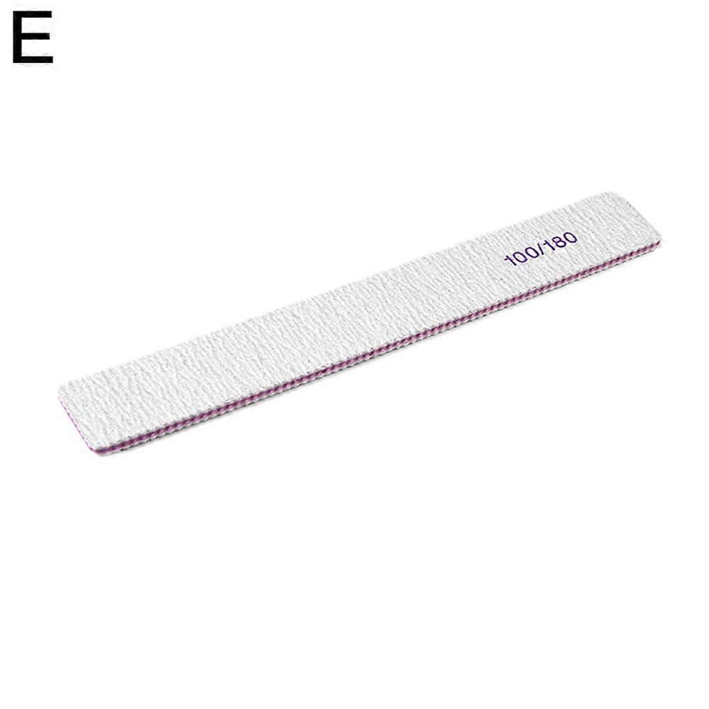 Professional Nail File Set 5 Shapes Dual Sided Nail Buffer and Polisher Durable EVA Material for Smooth Even Nails