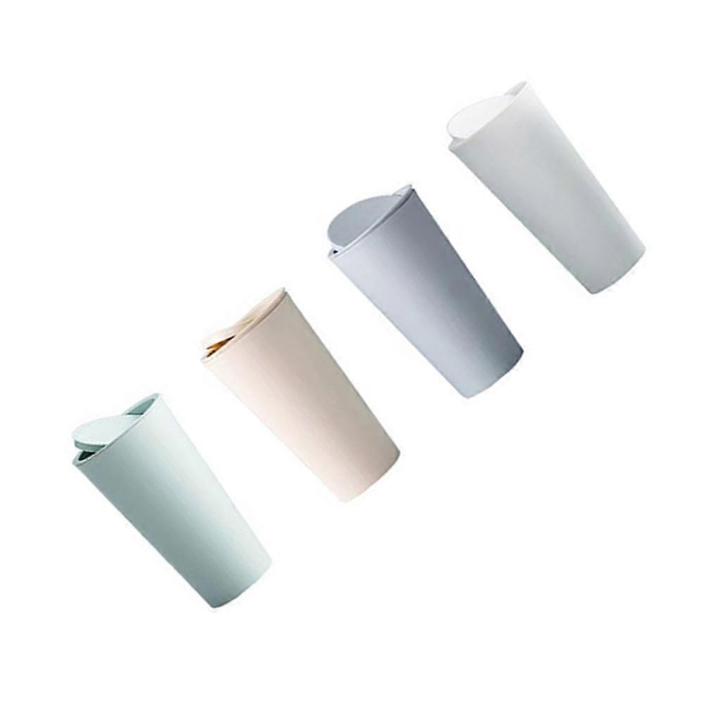 Car Trash Bin Practical Storage Box for Car Use 2Pcs with Lid Green