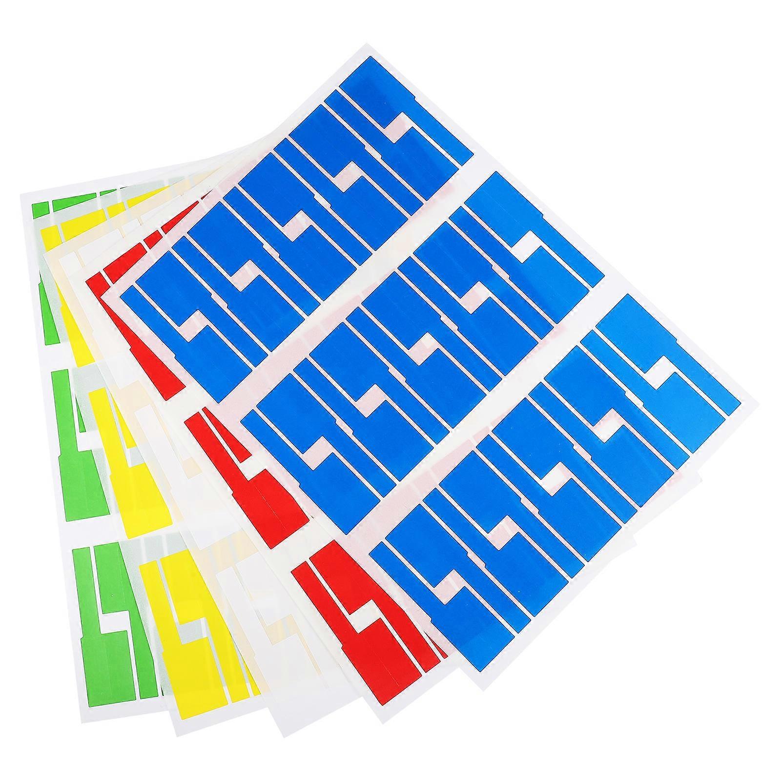 Write-on Tag Cable Management Labels 100 Sheets Scratch-resistant Cord Labels Ideal for Managing Wires in Various Settings