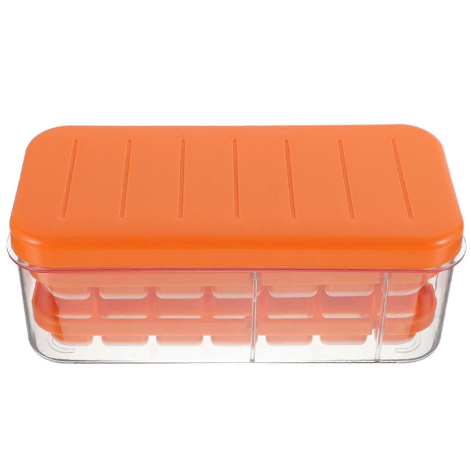 Silicone Ice Cube Molds With Lid And Easy Release For Outdoor Enthusiasts 9.04X4.32X3.54in 4Pcs