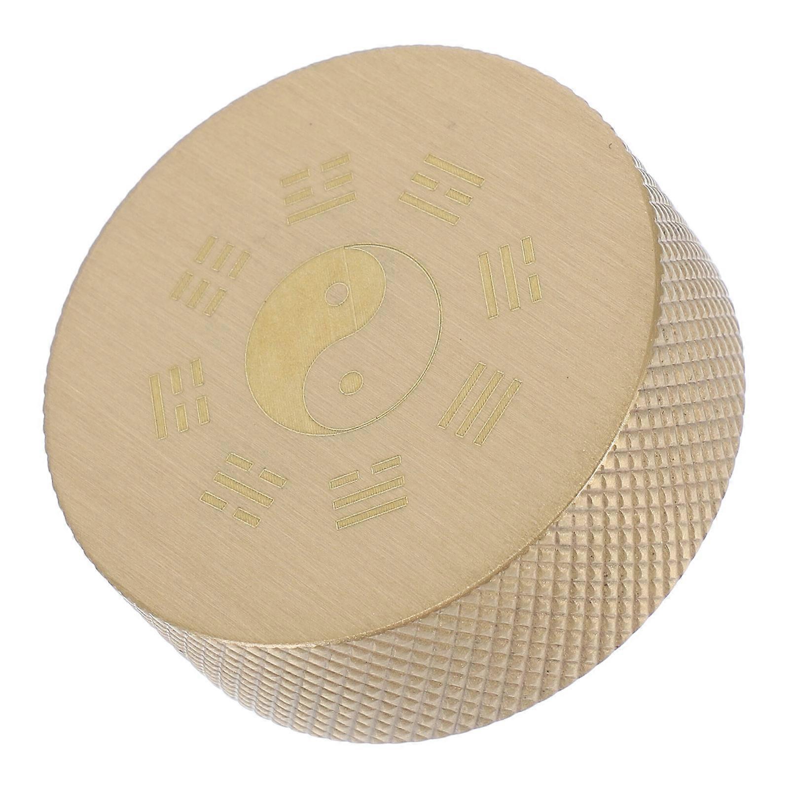 Round Brass Paperweight for Writing Desk 3Pcs Heavy Solid Paperweights