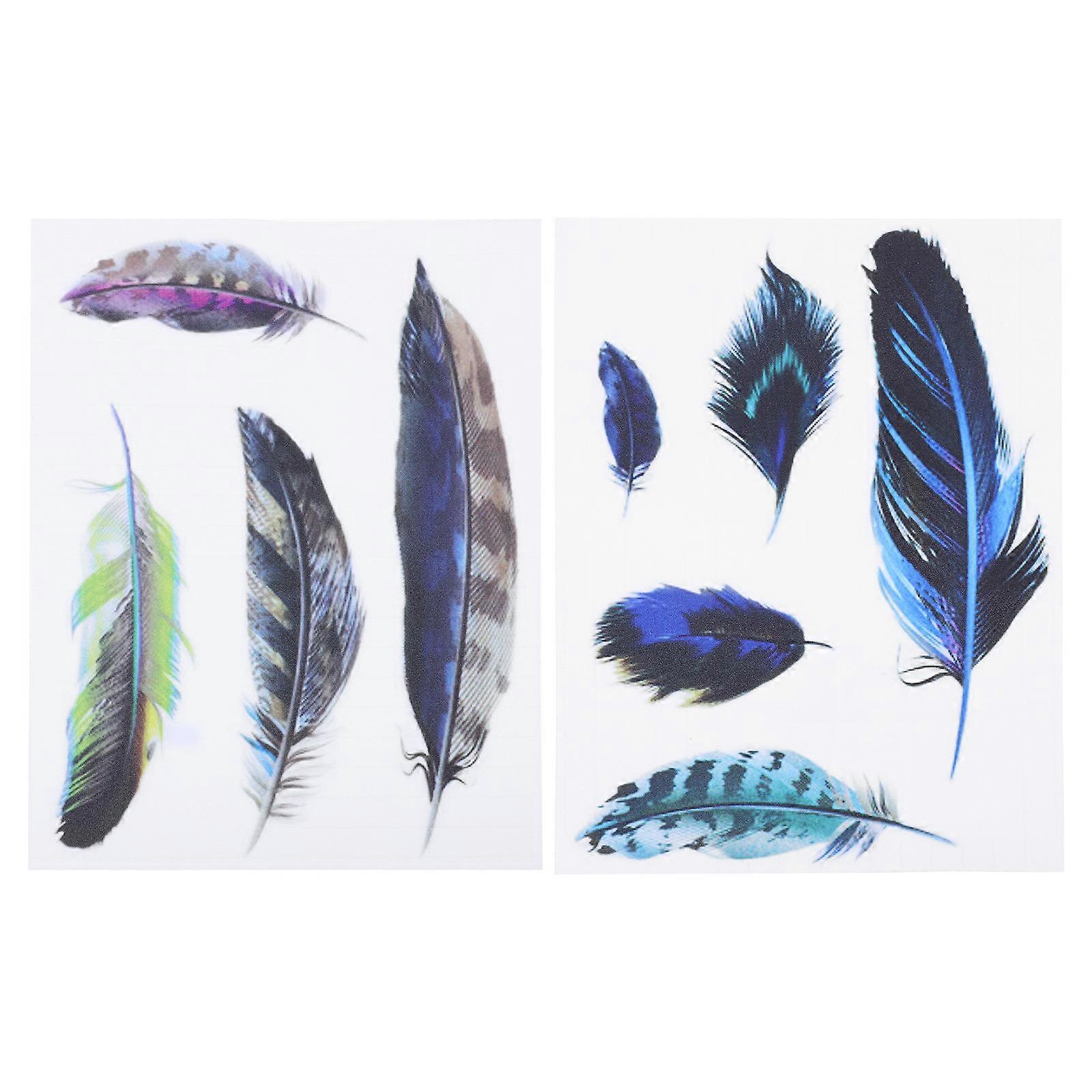 Αυτοκόλλητο Αυτοκινήτου για Διακόσμηση 4 Φύλλων Αυτοκόλλητα Αμαξώματος Αυτοκινήτου