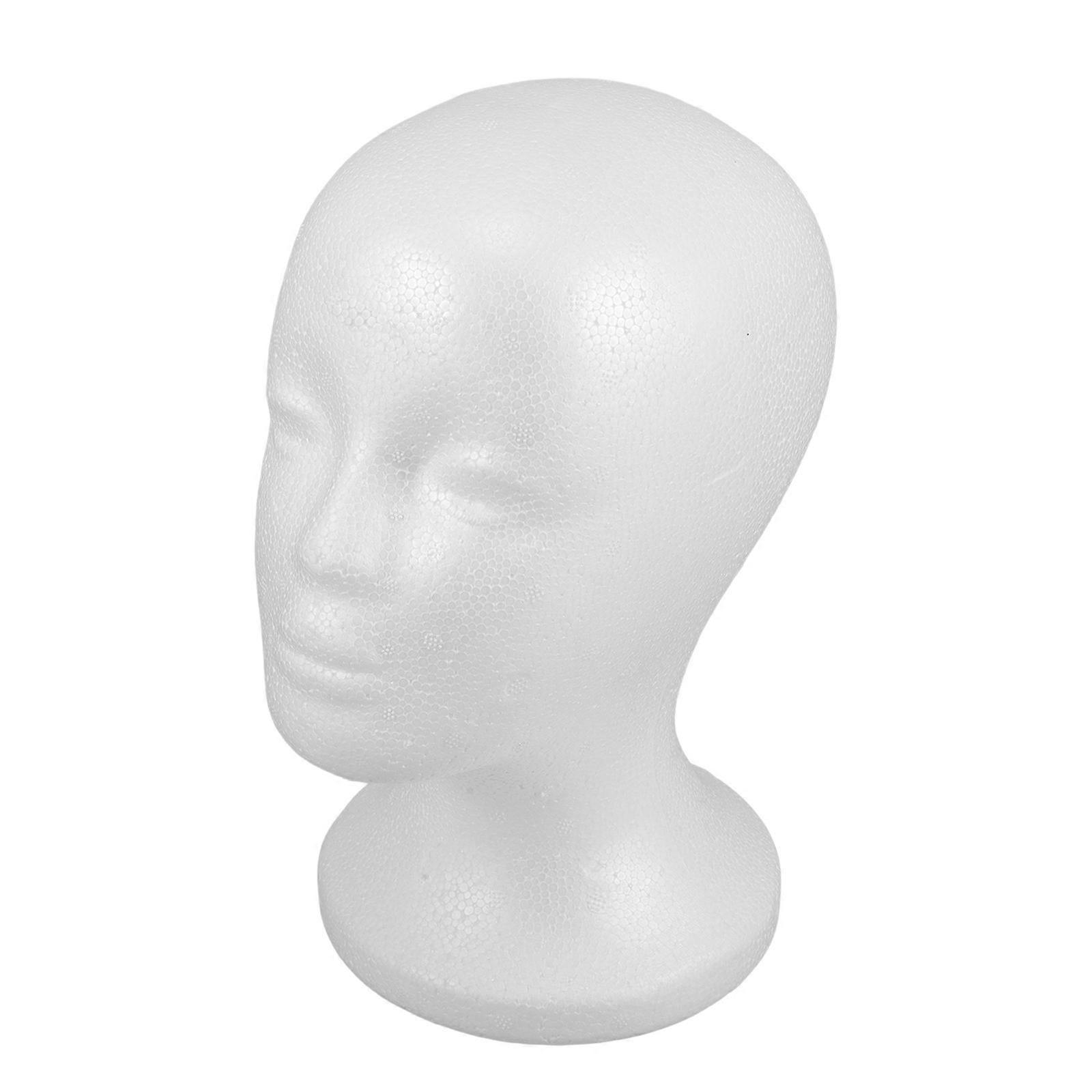 Wig Mannequin Head Stand For DIY Projects And Mall Displays Featuring Durable Design In Foam Material With 3Pcs Quantity