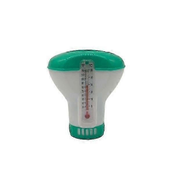 2025 floating doser with thermometer for swimming pools, for 20 g tablets