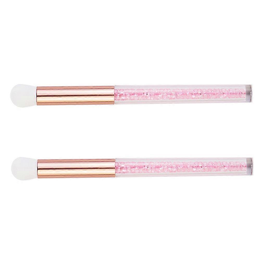Eyeshadow Brush Practical Makeup Brush for Skin Cleaning 4Pcs Pink