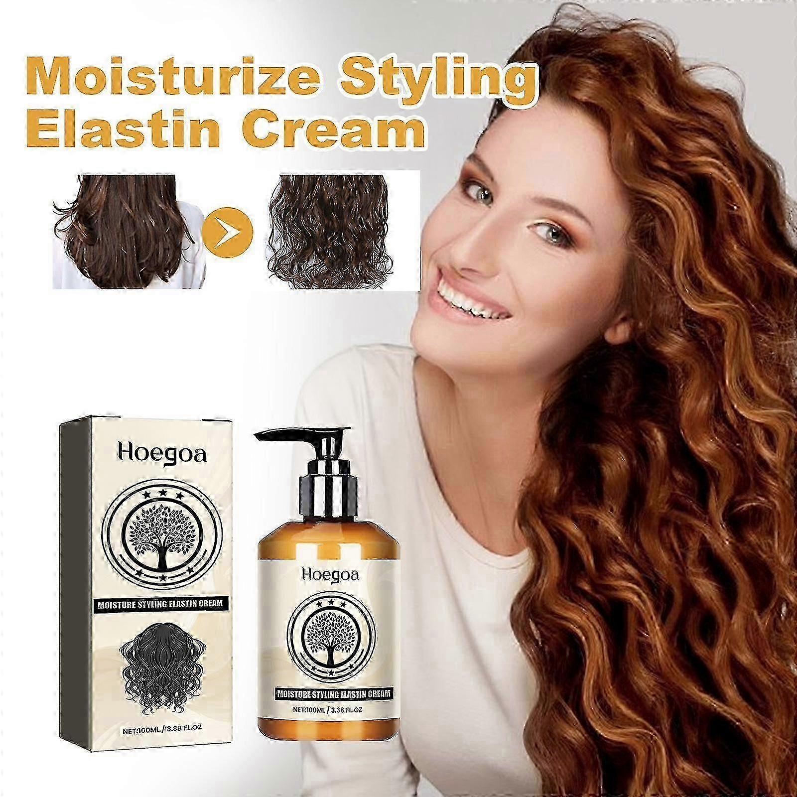 high quality Long-Lasting Styling Moroccan Volume Moisturizing Elasticity, Moroccan Plumping Curl Defining Cream, Moroccan Hydrating Styling Cream 202