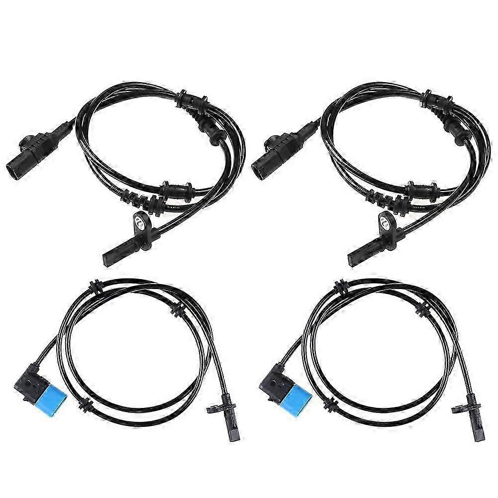 4Pcs ABS Wheel Speed Sensor for A-Class B-Class GLA CLA W117 W156 W176 Front A2465402510 Rear A24690