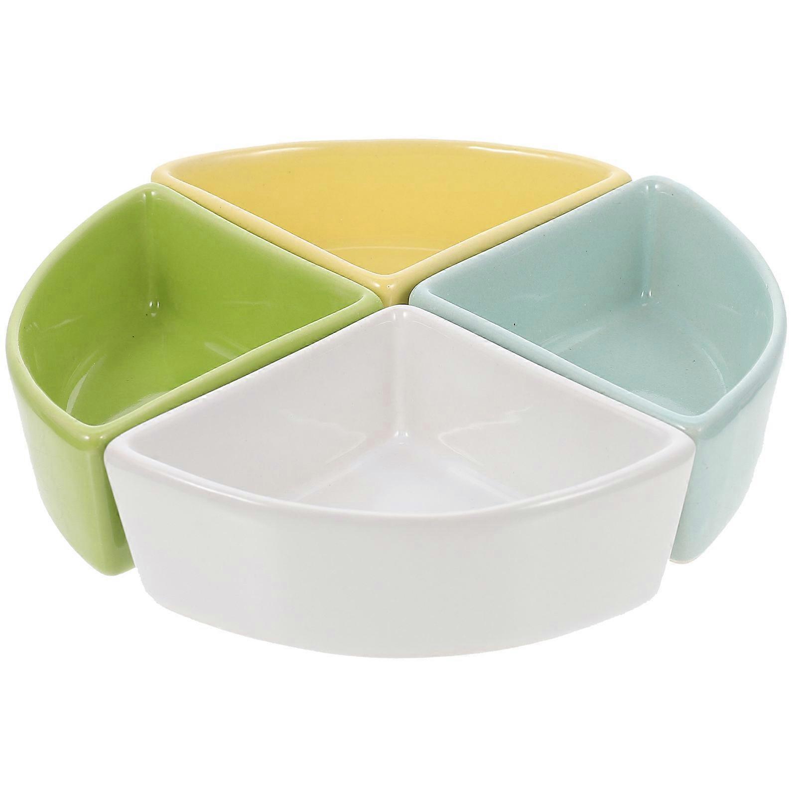 קערת האכלה מקרמיקה לחיות מחמד קטנות לחזירי ים, 8 יחידות