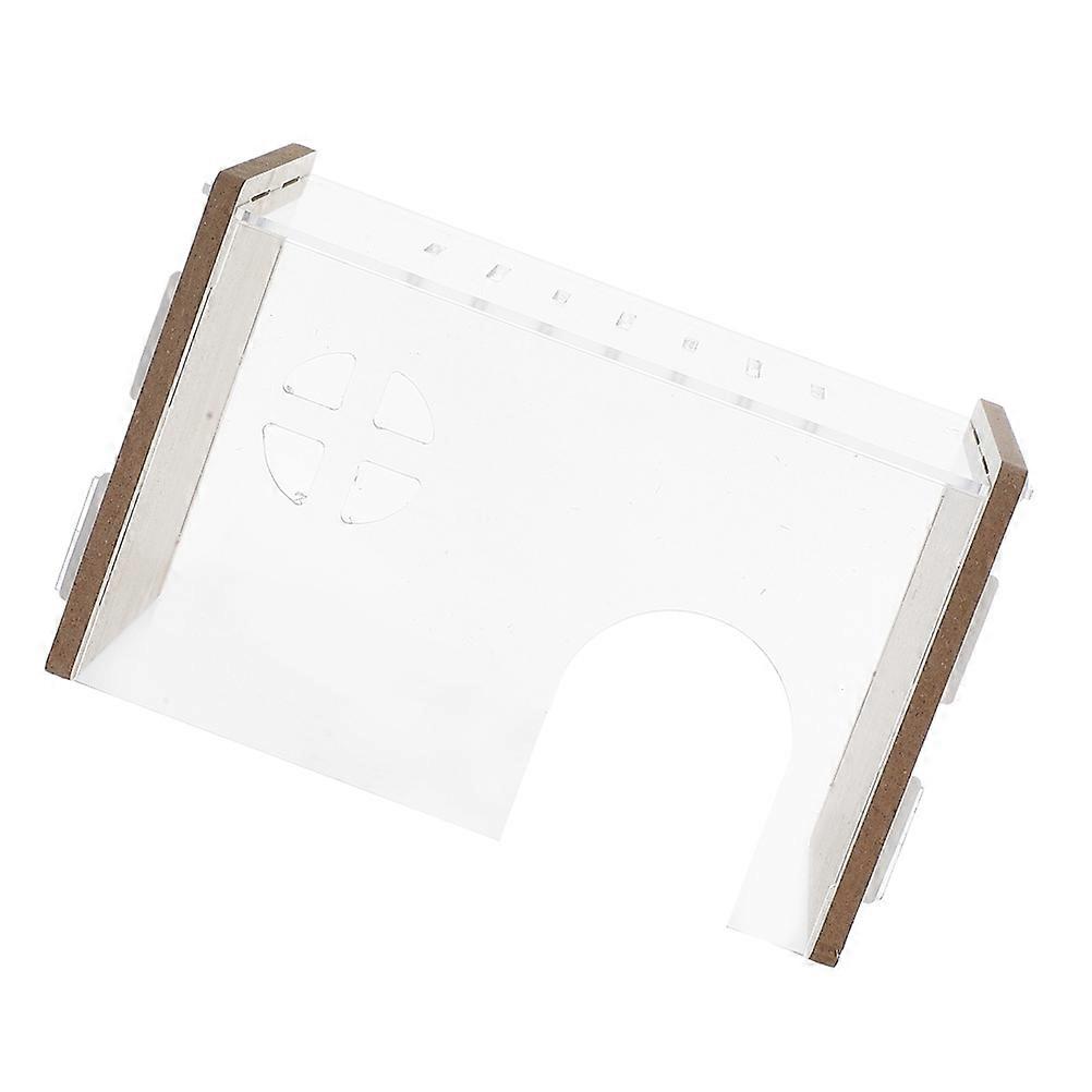 Transparent Hamster Shelter House for Relaxation 2Pcs Set