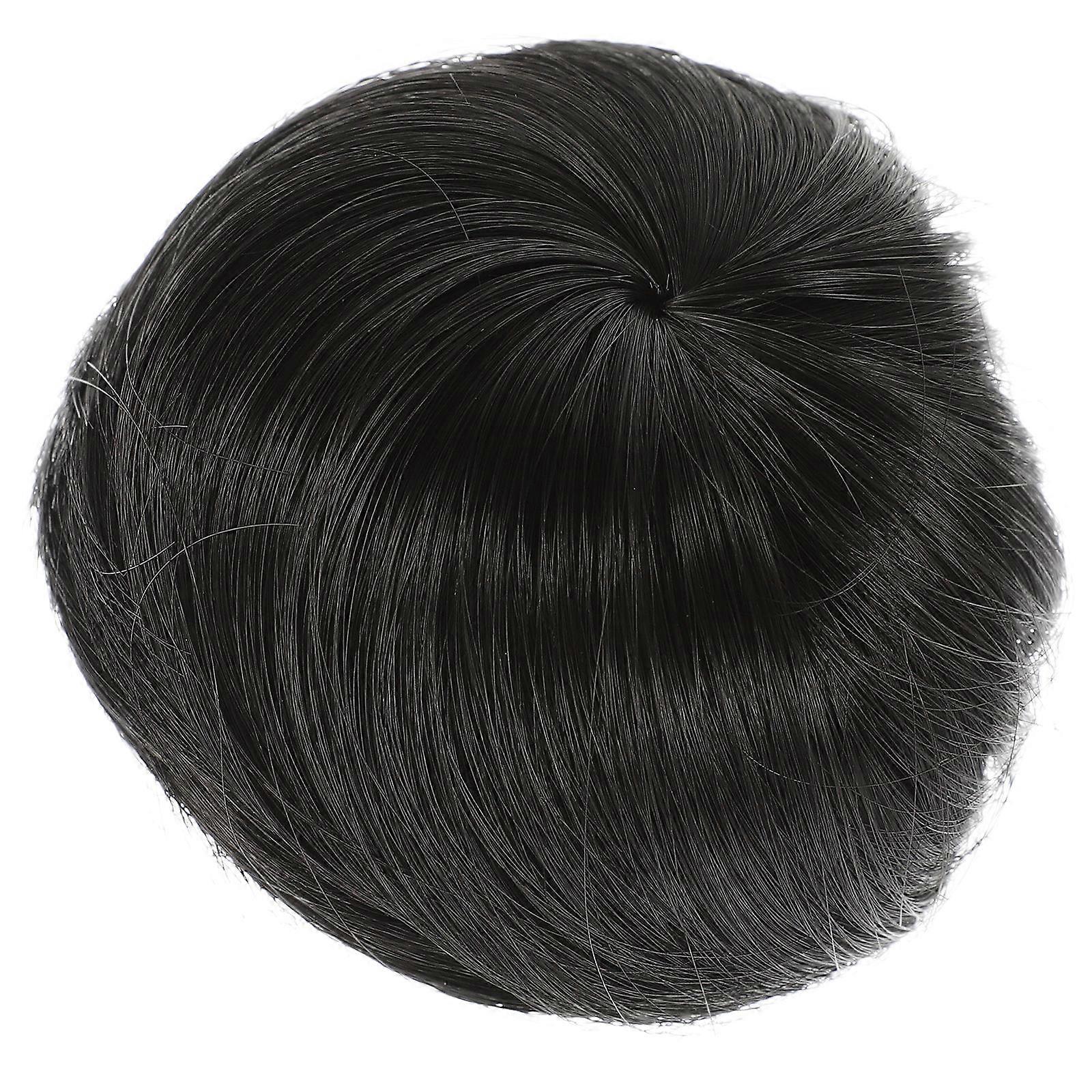 Umělý drdol, syntetický drdol, pro každodenní použití, khaki, 1 balení