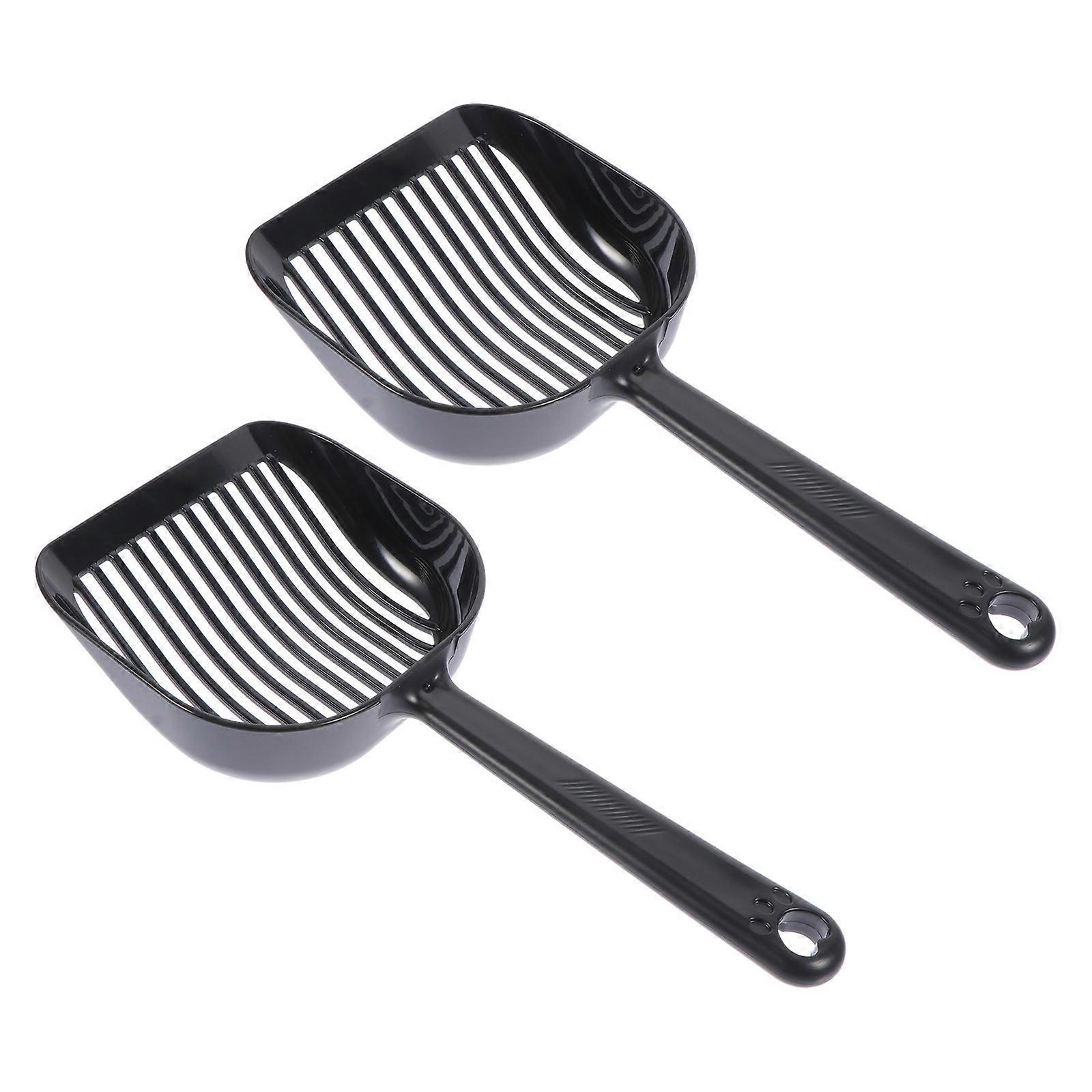 Plastic Cat Litter Scooper Cleaning Tool for 2Pcs Portable Use