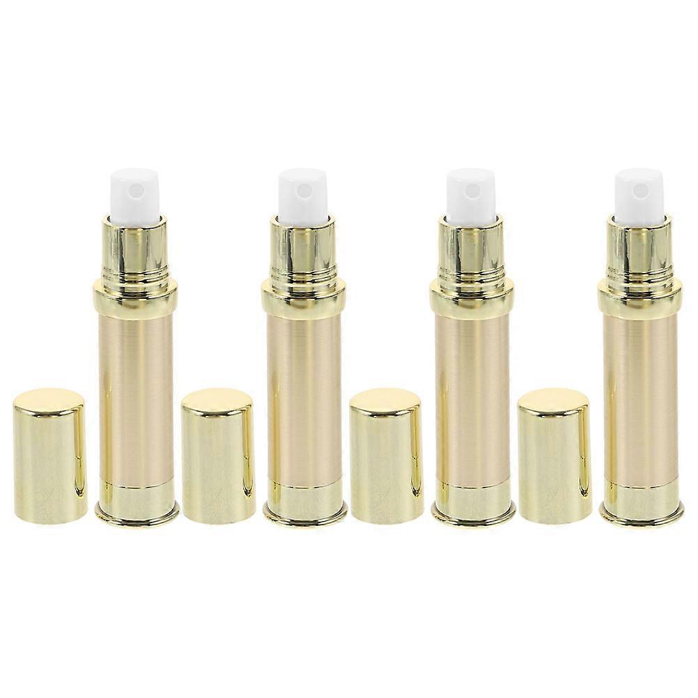 Travel Refillable Bottles Spray Bottles for Storage 12Pcs Golden Color