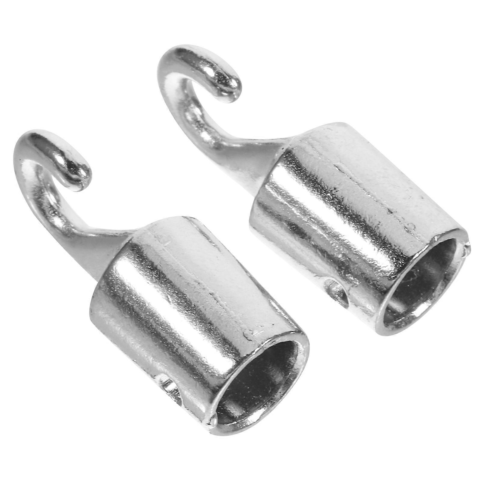 Blind Wand Hooks Silver Alloy Hooks for Convenient Use 6Pcs Blinds