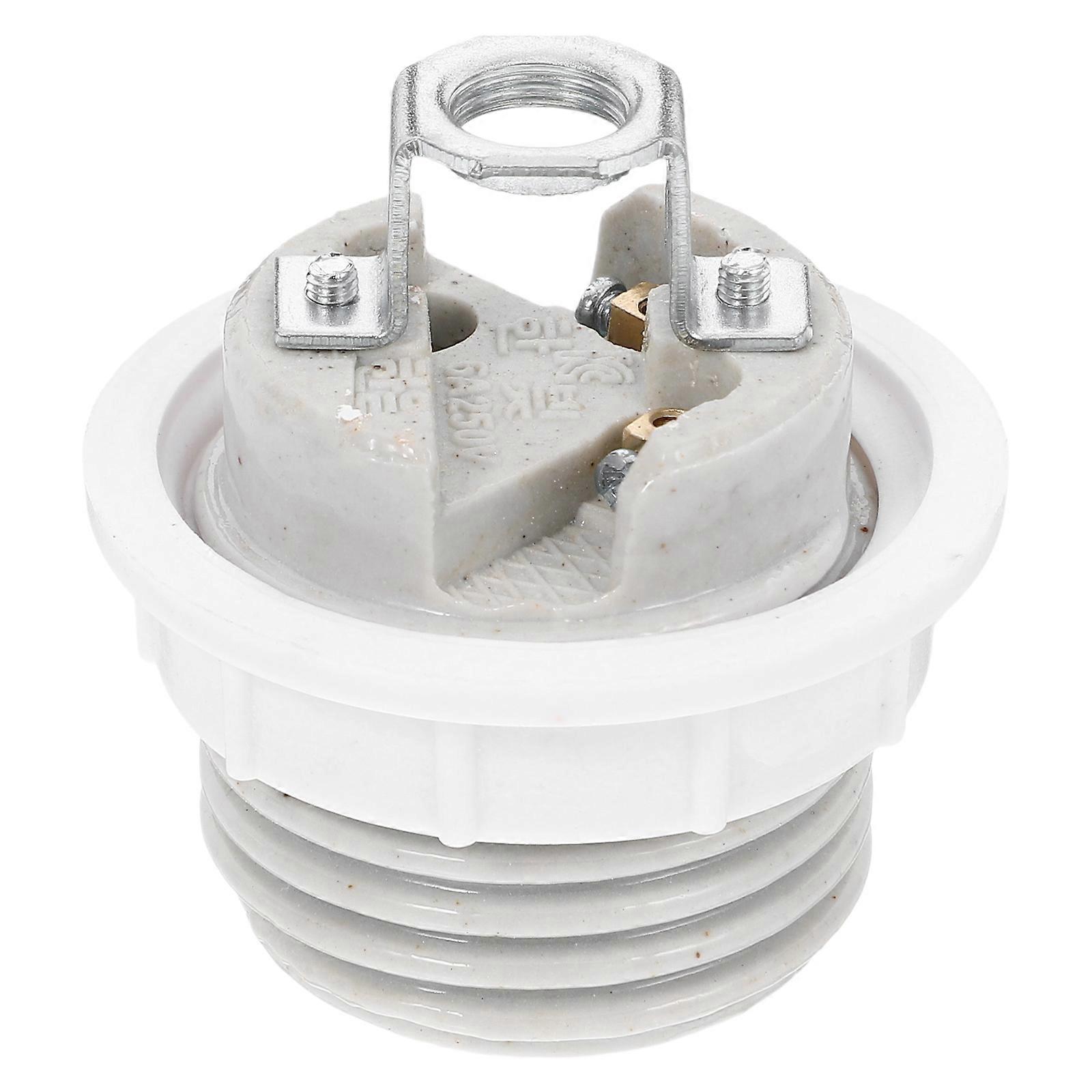 Ceramic Lamp Socket E27 for Light Fixtures 3Pcs Porcelain Bulb Holders