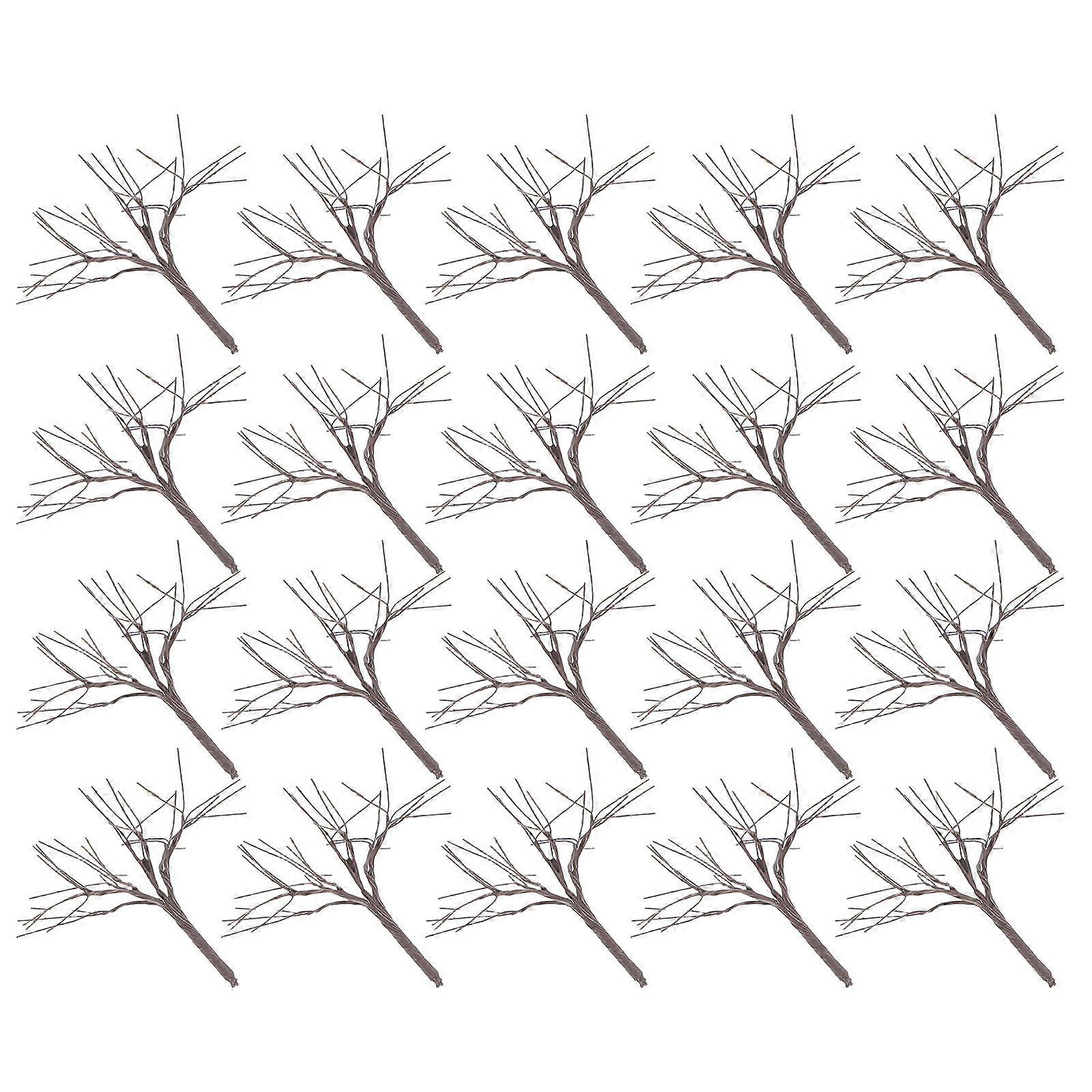 Craft Tree Branch for Projects Miniature Tree Boles 80Pcs in Coffee