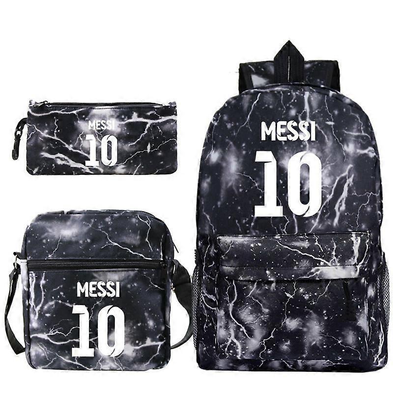 Lionel Messi Studentryggsäck 3-delat Set 27