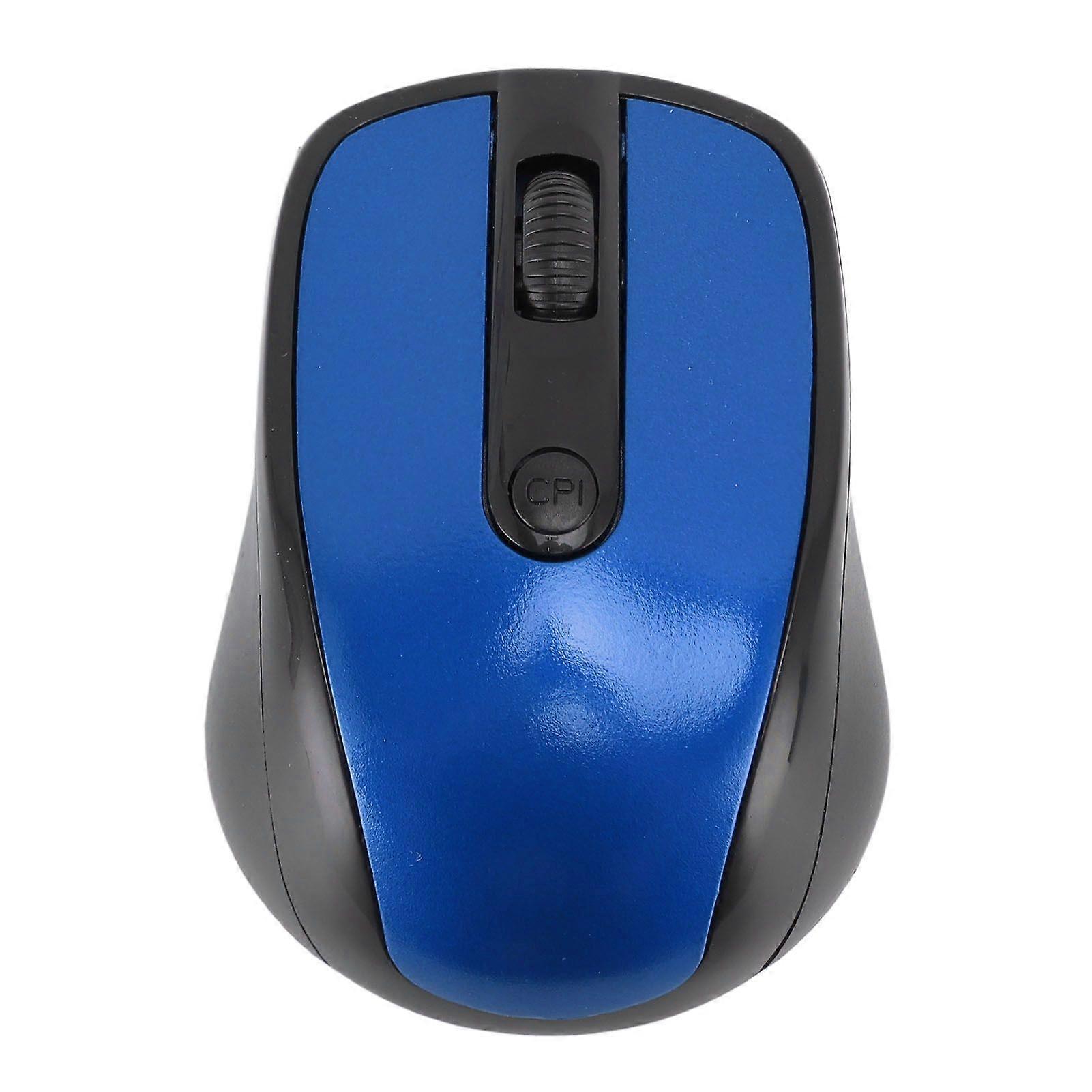 2.4G Wireless Mouse Professional Ergonomic High Sensitivity Wireless Optical Computer Mouse for Notebook PC Laptop Computer Blue