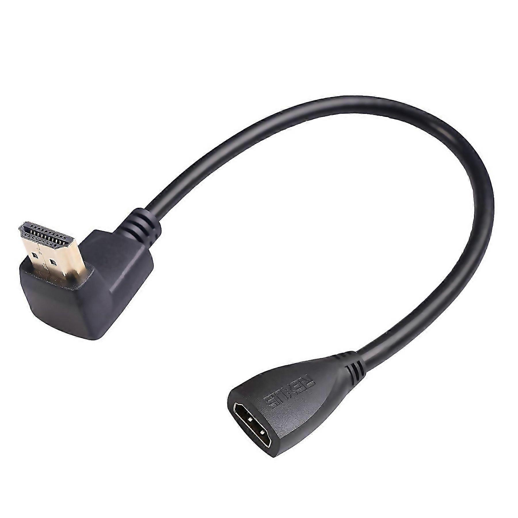 For Hd27003 30cm Hdmi Male Elbow To Female Adapter Cable Type270 Degrees