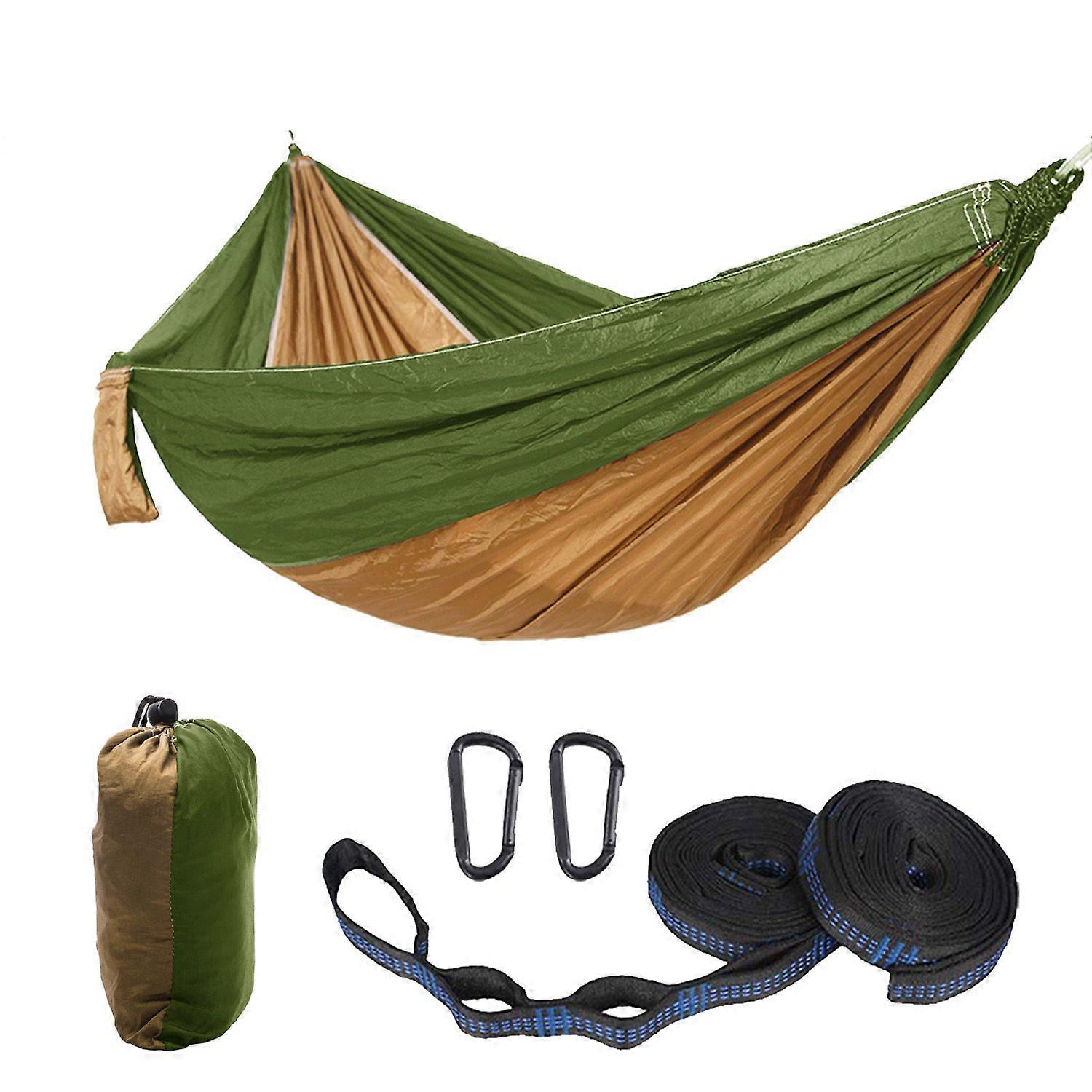 2 person hammock, Camping hammock, Portable hammock, Travel hammock, double hammock with tree strap and carabiner, perfect hammock for kids