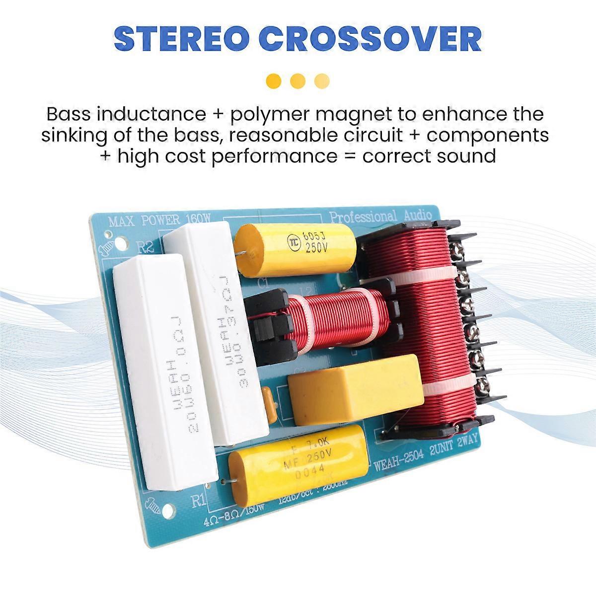 Audio Speaker Crossover 3200Hz High and Low 2-Way Frequency Divider