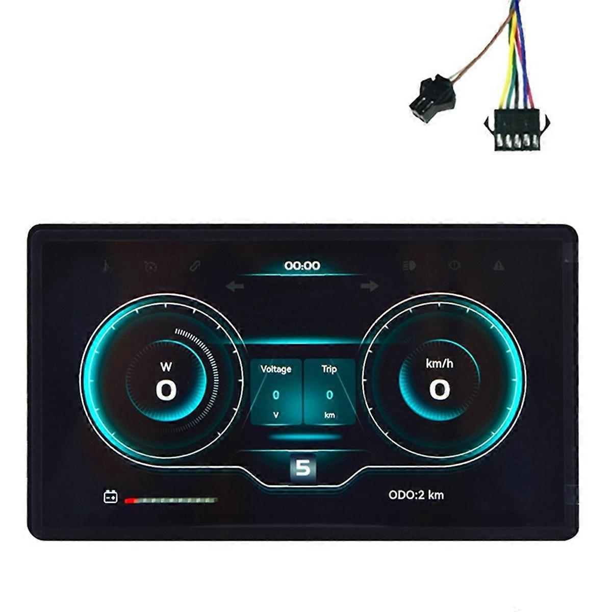 H8 Electric Bike LCD Meter E Scooter LCD Panel Screen 5+2PIN