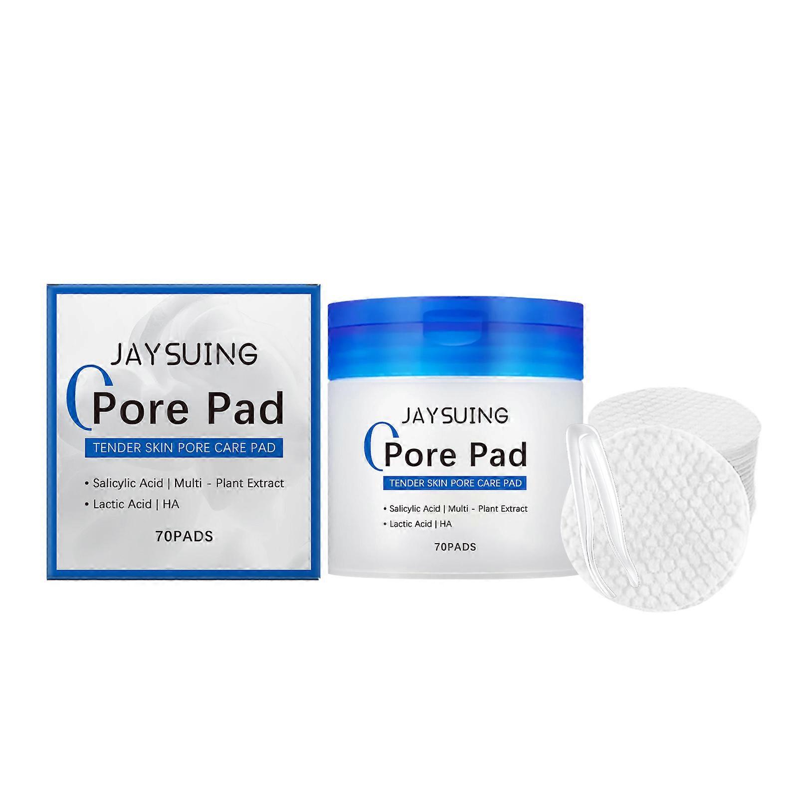 Jaysuing Salicylic Acid Pore Cleansing Pads, Gently Clean Facial Pores, Moisturizing And Refreshing Pads