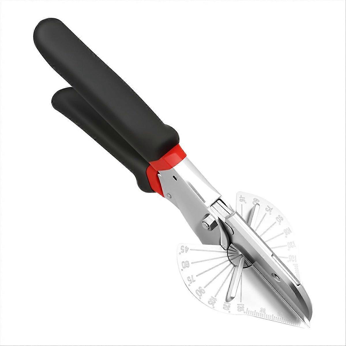 Angle Miter Shears Cutter Tool,Handheld High Carbon Steel Trunking Shears,Trim Cutter Hand Tool for Cutting Molding Trim