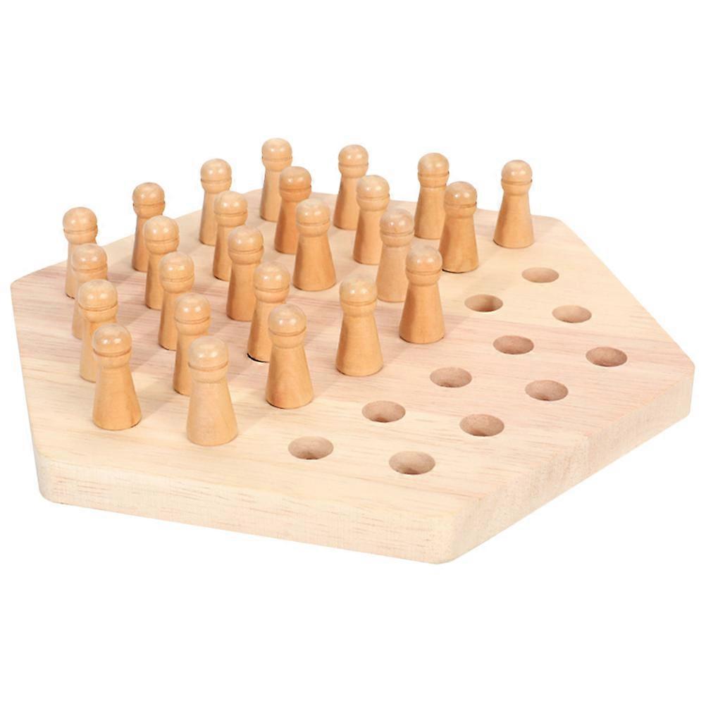 Memory Matching Board Game Toy for Logical Thinking 3Sets Wooden Chess