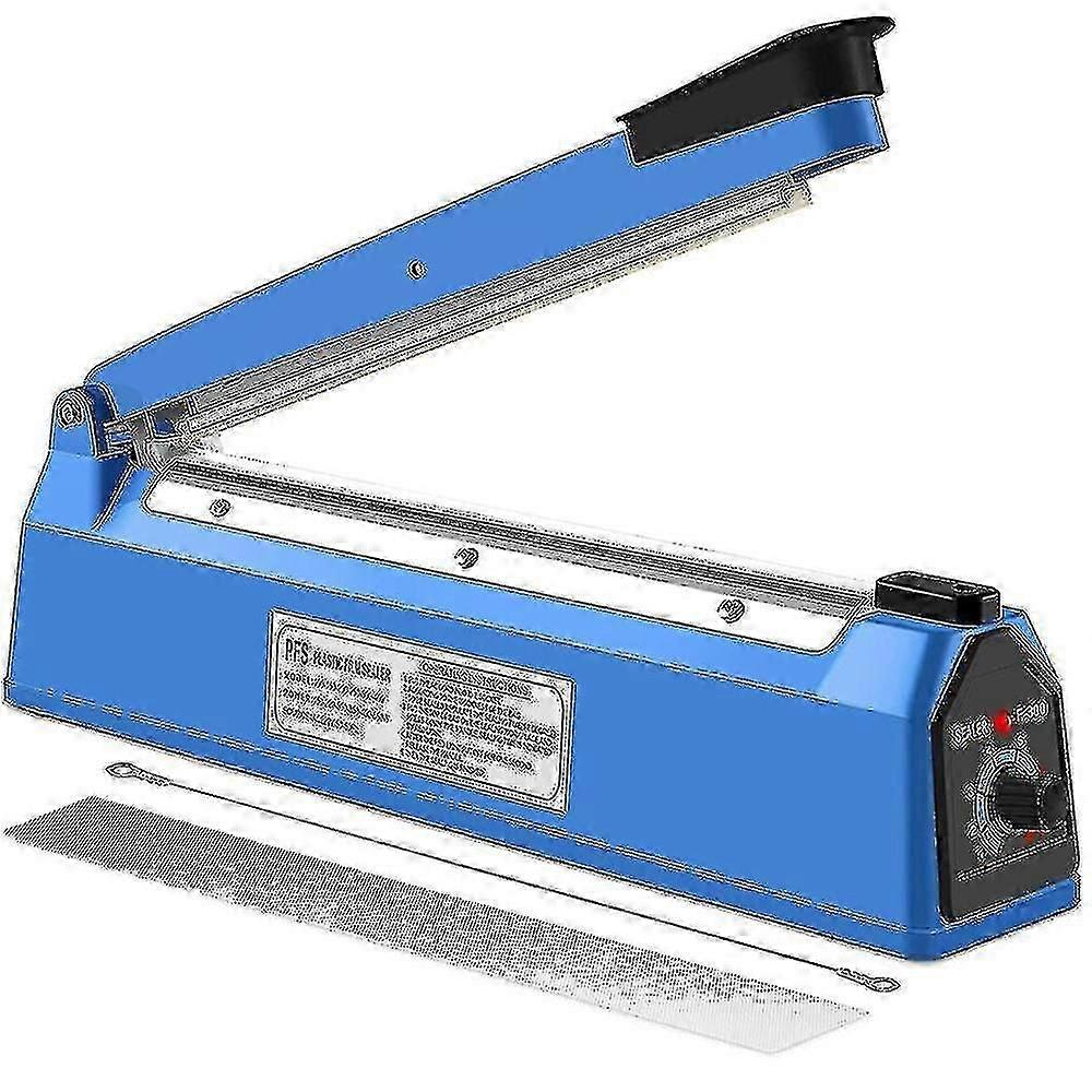 Vacuum Packaging Machine 300mm Sealing 1-8 Seconds Quick Sealing 400W Blue