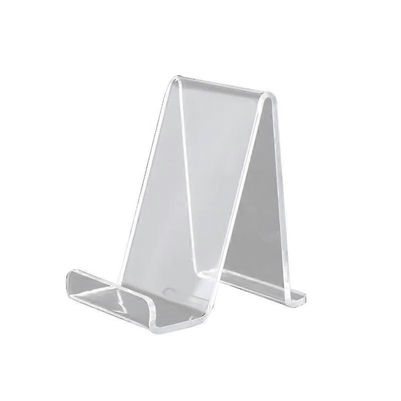 QH-018 10 PCS Acrylic Transparent Mobile Phone Display Stand