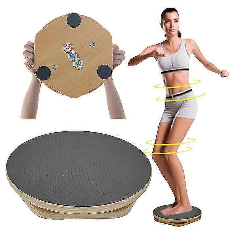 Planche d'exercice Ab Twist - Twister antidérapant pour un entraînement intensif du corps entier (25-26 s)