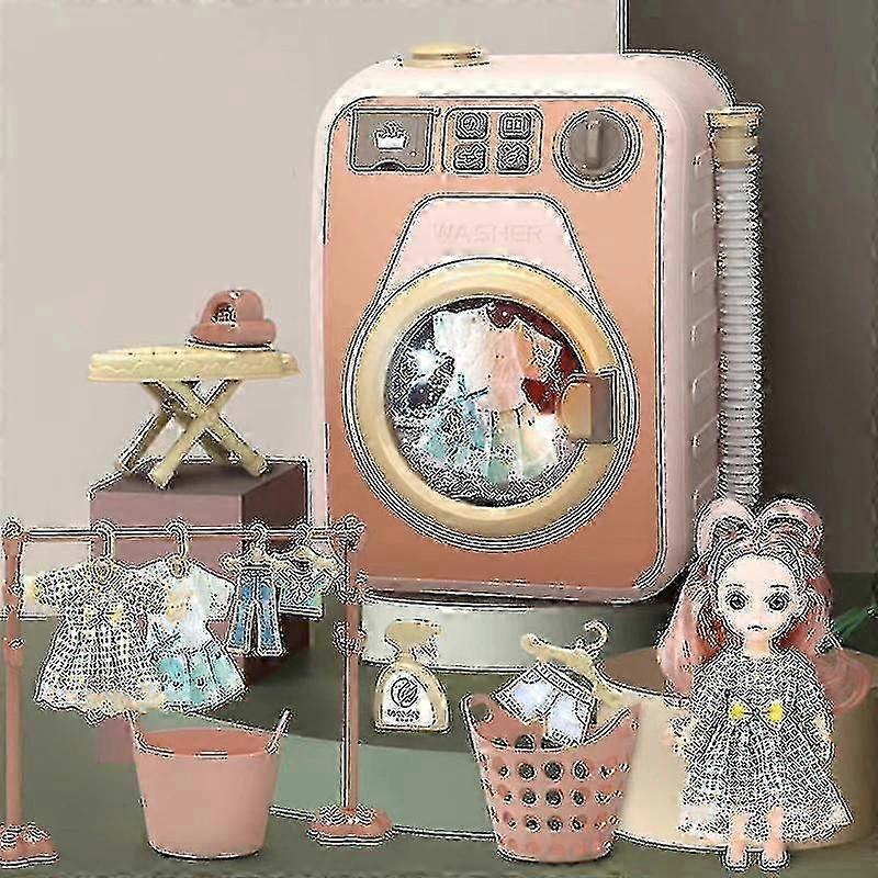 Children's Electric Mini Drum Washing Machine Toy Gift 25-26