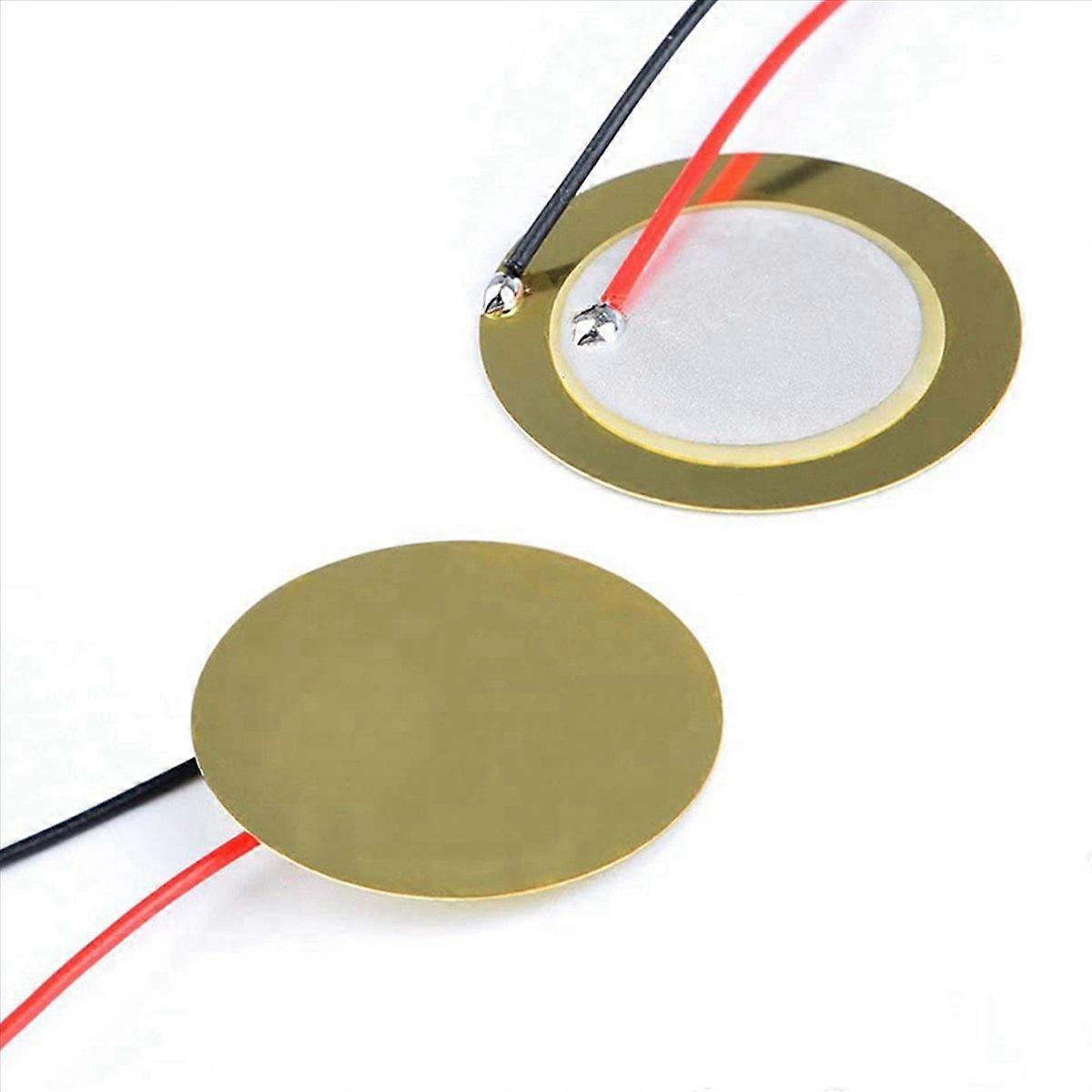 15 st 27 mm piezoskivor med kablar mikrofontrummicrophone för gitarr