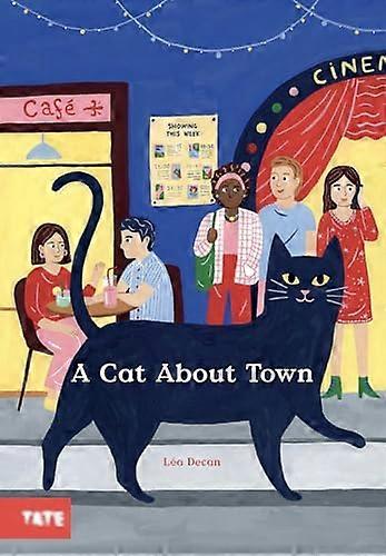 Gato sobre la ciudad