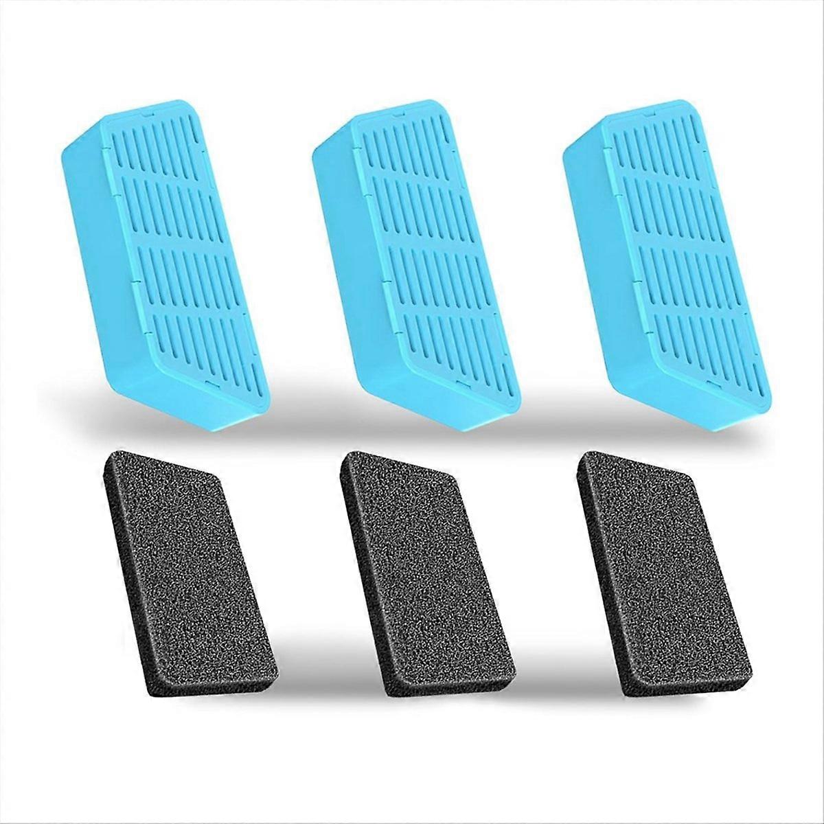 Kattenwaterfonteinfilters Automatische huisdierwaterfontein 3 stuks