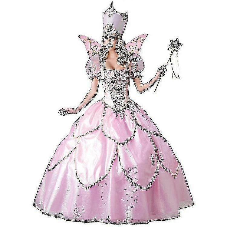 Disfraz de hada rosa de Halloween Disfraz de madrina
