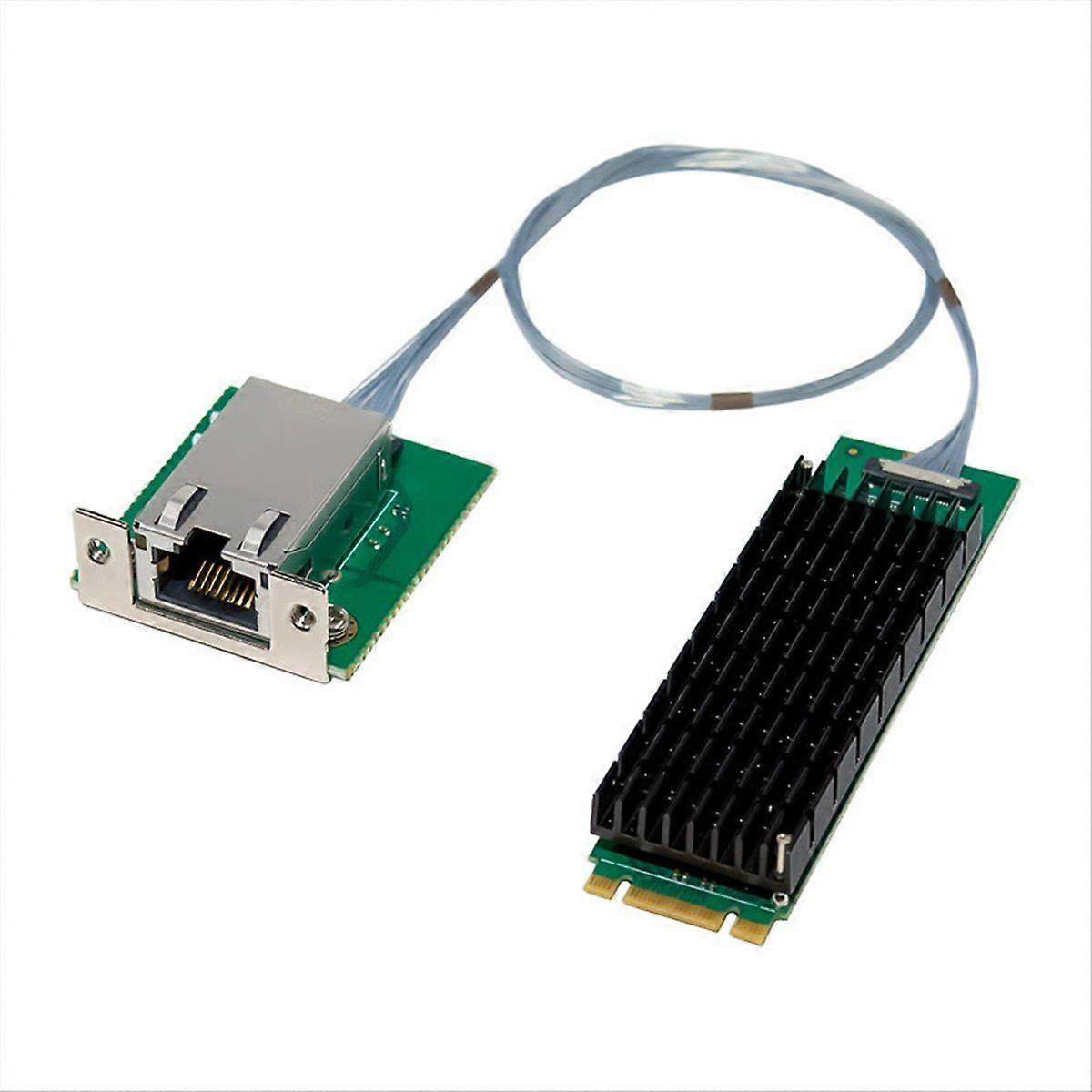 M.2 B+M Single-Port 10GbE Network Card RJ45 Ethernet Network Adapter AQC107S T1 Control Grade Serve