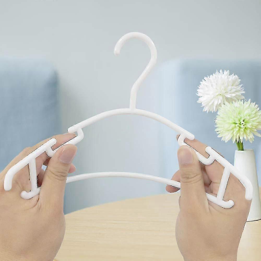 40包婴儿衣架白色防滑婴儿外套衣架管状衣架儿童儿童