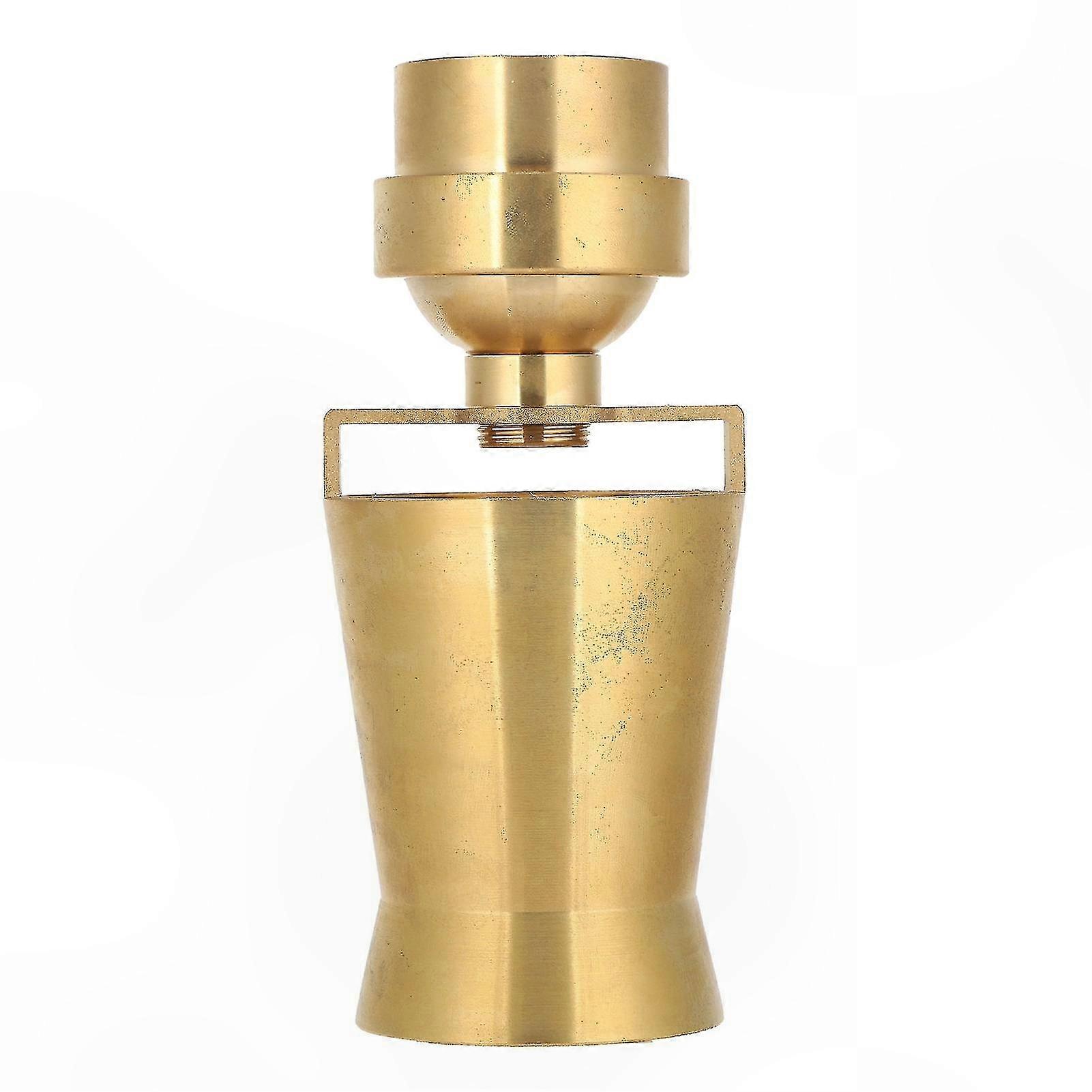 Adjustable 1.5" Ornamental Fountain Nozzle for Ponds, Water Features, and Ice Displays - Durable Precision Design with 46mm Internal Thread