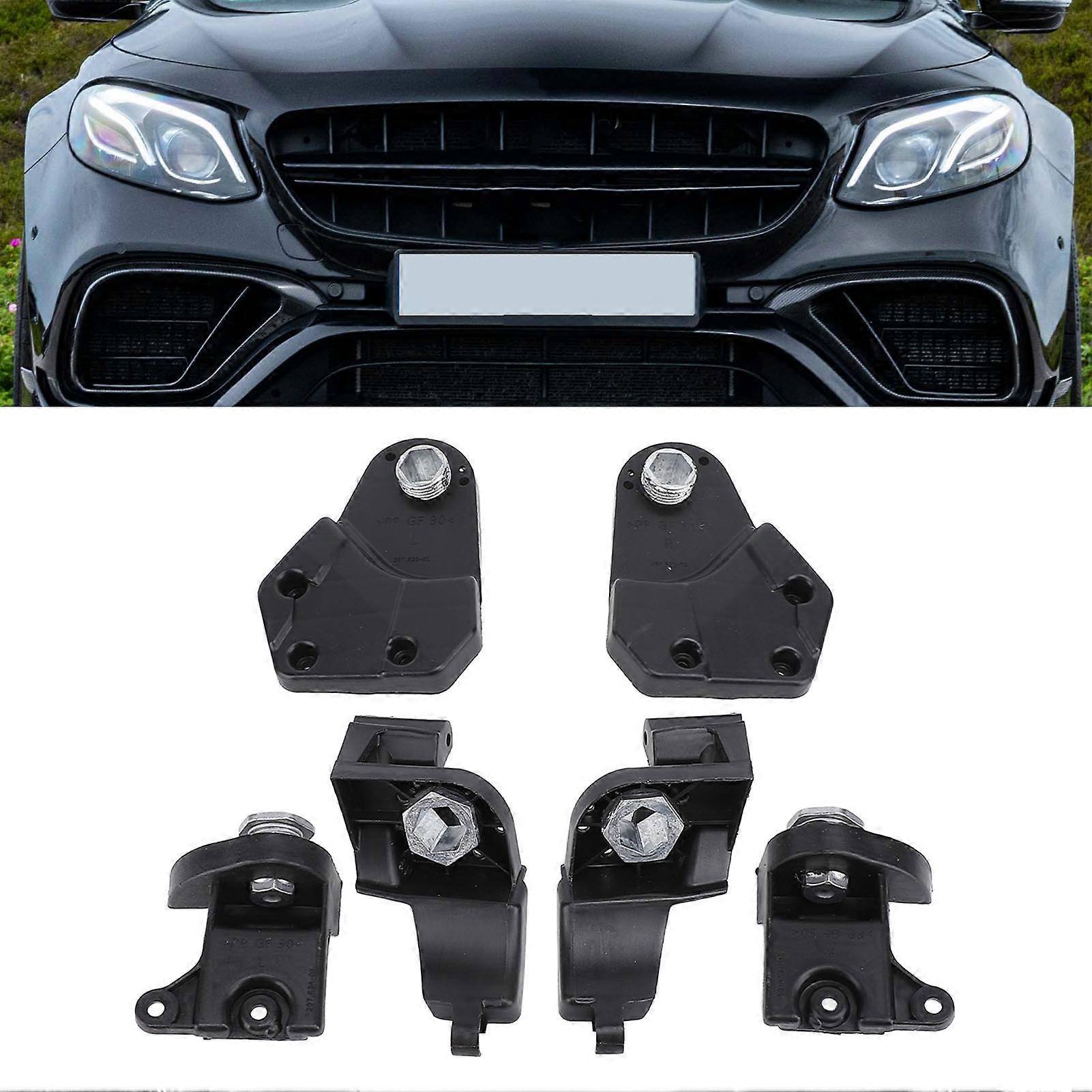 2 Sets Headlight Housing Bracket Repair Kit 2138202200 Left and Right Headlamp Bracket Repair Set for E-Class W213 2016 to 2019 